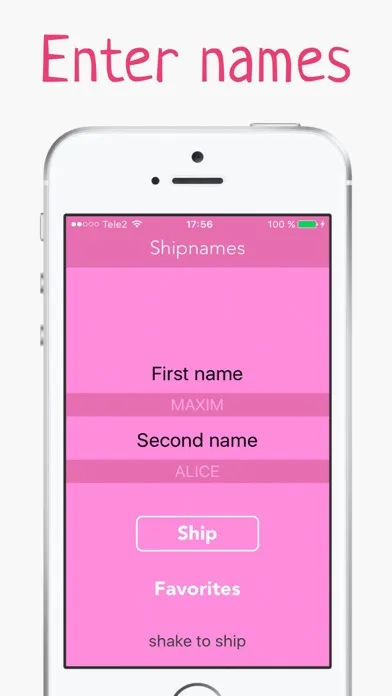 Screenshot di Ship name generator - Mixer of names for couple