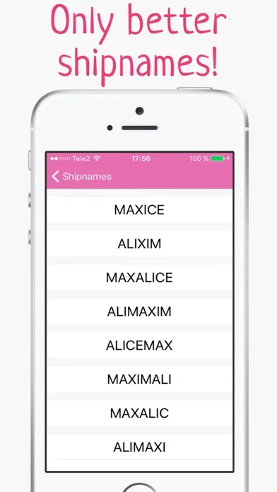Screenshot di Ship name generator - Mixer of names for couple