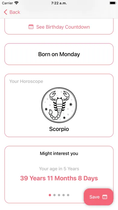 Age Calculator - Days Until Screenshots