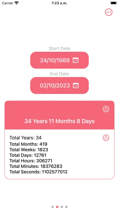 Age Calculator - Days Until Screenshots