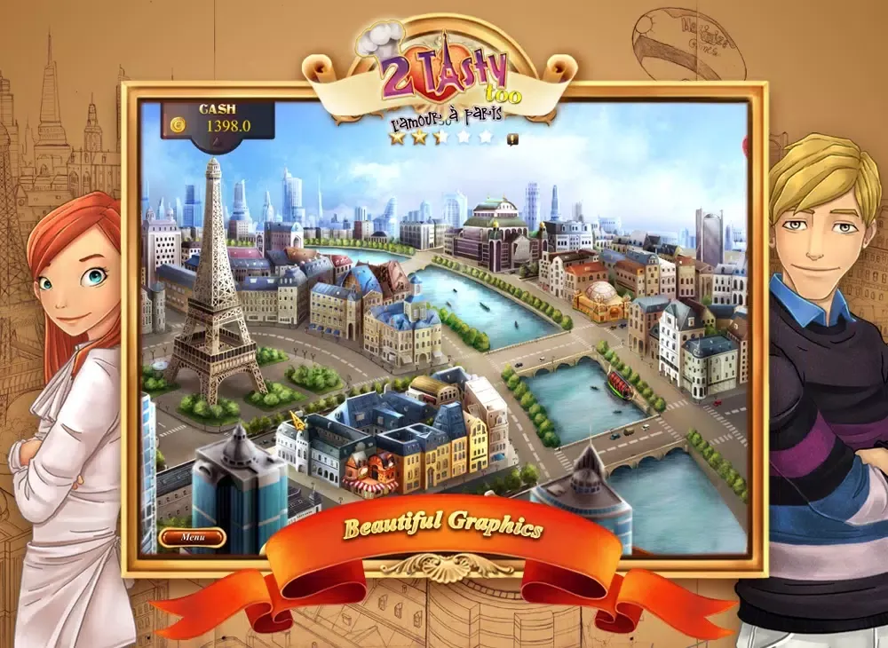 Ảnh chụp màn hình của 2 Tasty Too : l'amour à Paris iPad 