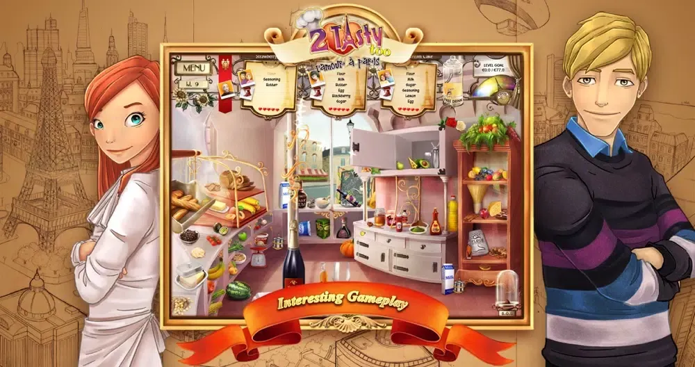 Ảnh chụp màn hình của 2 Tasty Too : l'amour à Paris