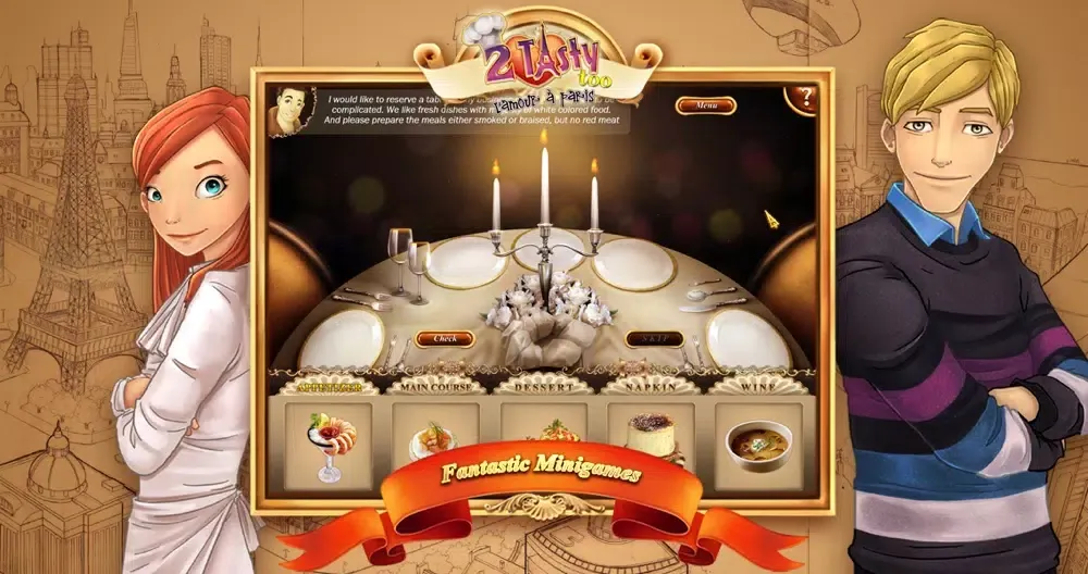 Ảnh chụp màn hình của 2 Tasty Too : l'amour à Paris