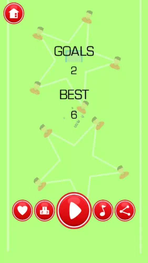 ภาพหน้าจอของ Euro Champions Soccer Striker