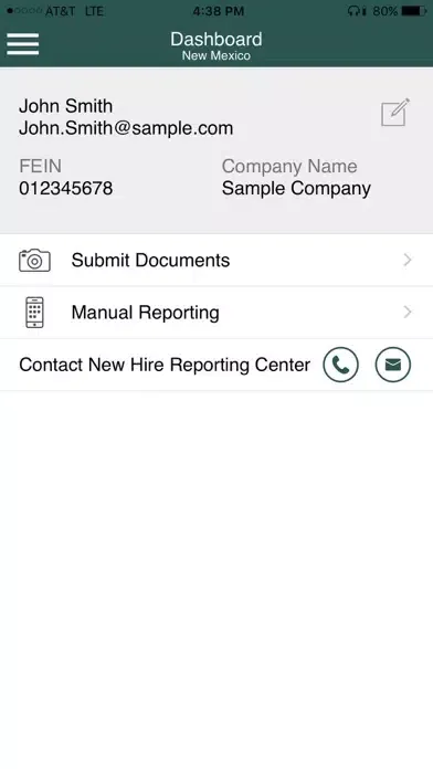 MAXIMUS New Hire Reporting应用截图