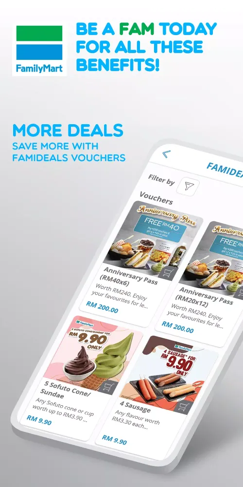 MY FamilyMart Screenshots