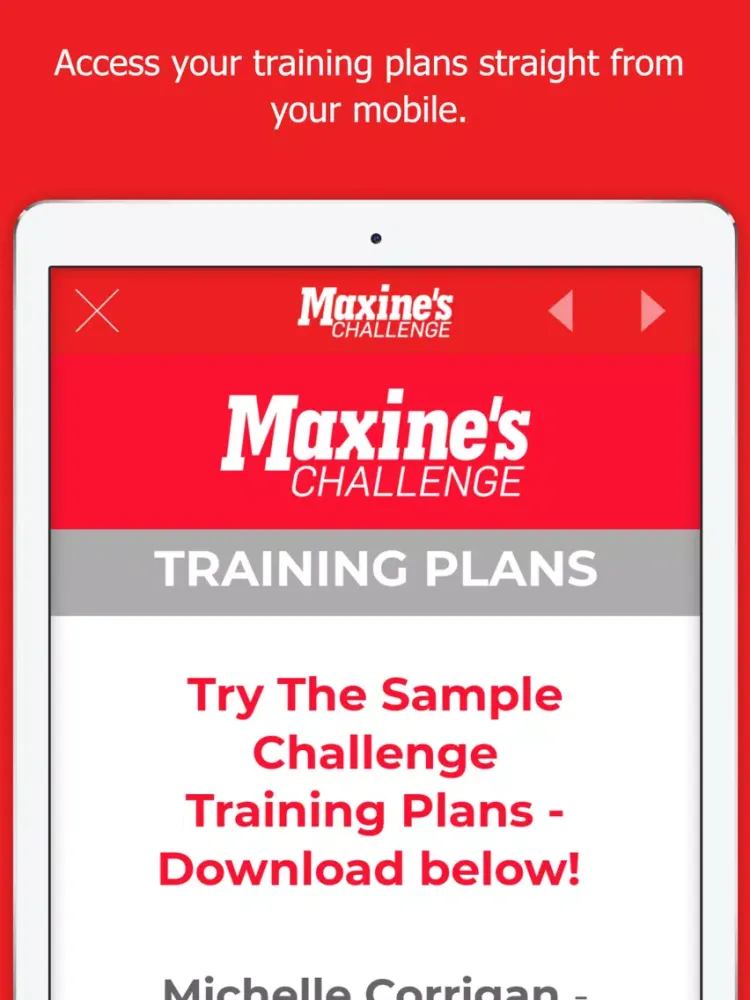 Tangkapan layar MAXINE'S Challenge iPad 