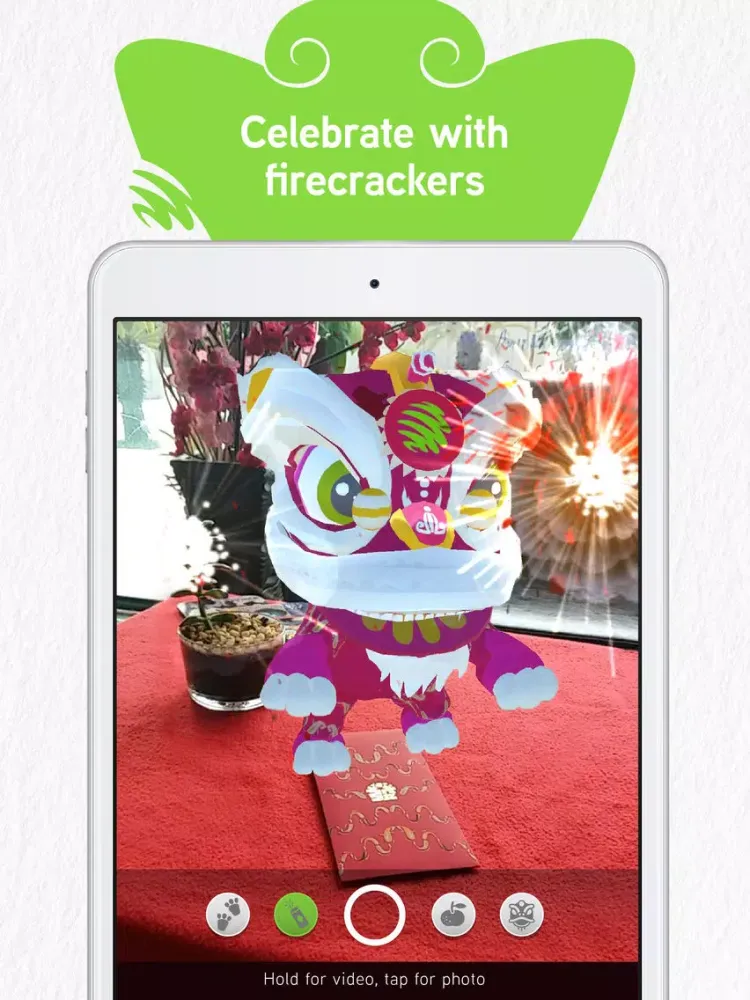 Ảnh chụp màn hình của Maxis Huat AR iPad 