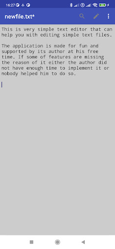 Simple Text Editor Screenshots1