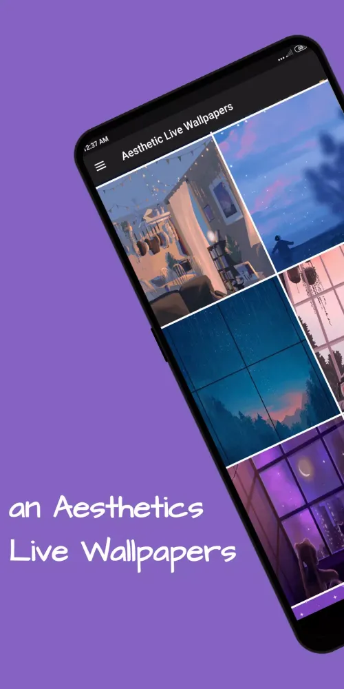 Capturas de tela do Aesthetic Live Wallpaper