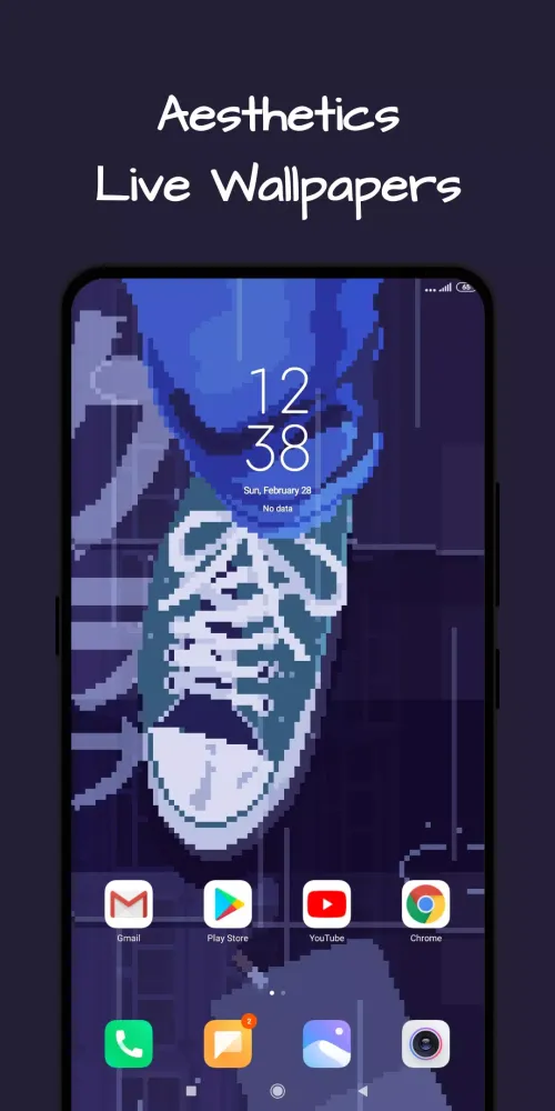 Capturas de tela do Aesthetic Live Wallpaper
