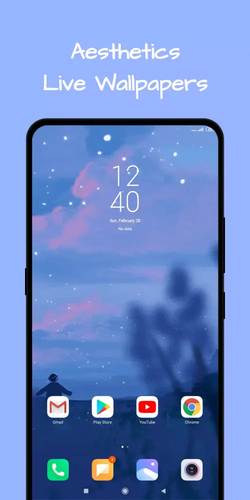 Capturas de tela do Aesthetic Live Wallpaper