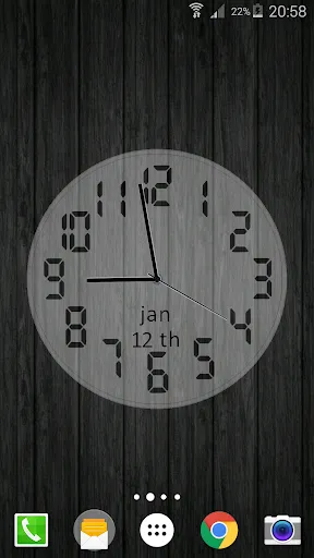 Ảnh chụp màn hình của Battery Saving Clocks Pro