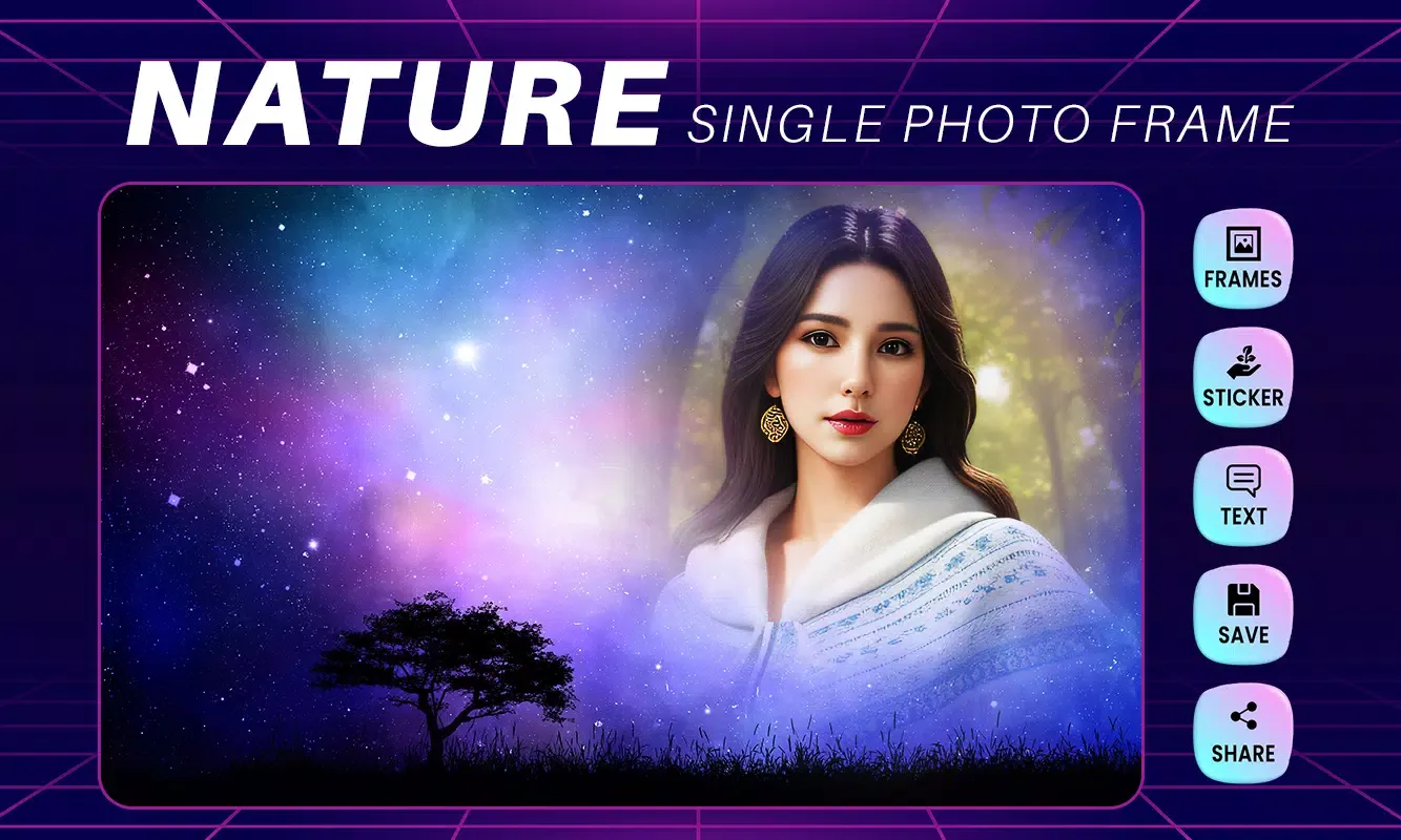 Nature Photo Frame and Editor 스크린샷