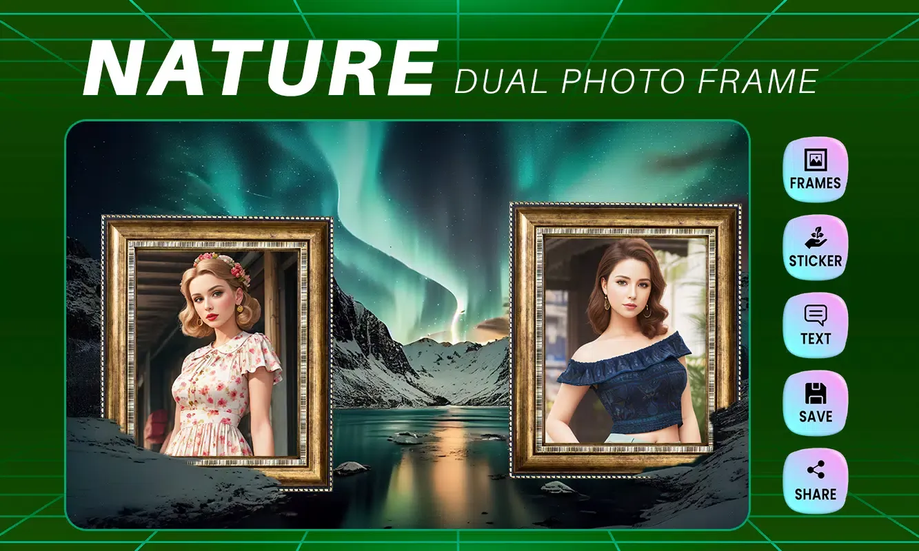 Nature Photo Frame and Editor 스크린샷