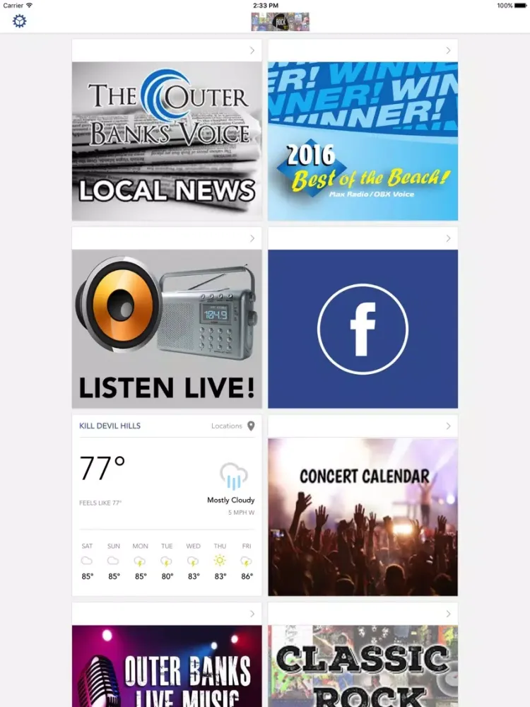 Screenshot di Classic Rock OBX iPad 