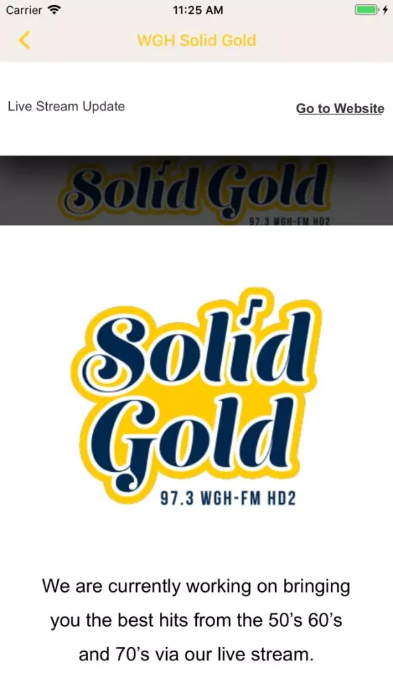 Ảnh chụp màn hình của WGH Solid Gold