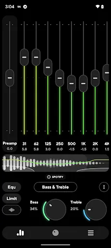 Poweramp Equalizer Ekran Görüntüleri