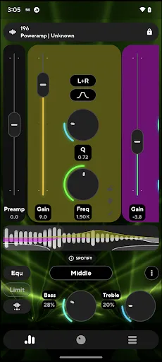 Poweramp Equalizer Ekran Görüntüleri