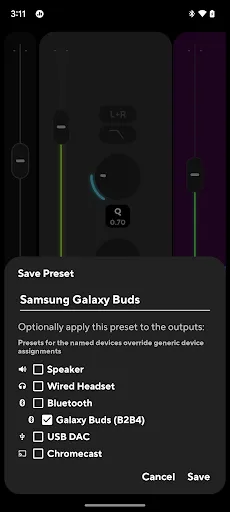 Poweramp Equalizer Ekran Görüntüleri