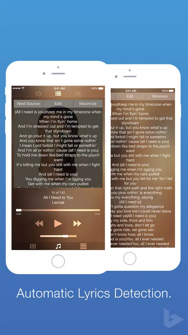 Скриншоты Blend Music Player