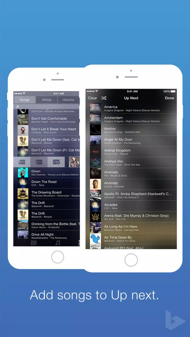 Скриншоты Blend Music Player