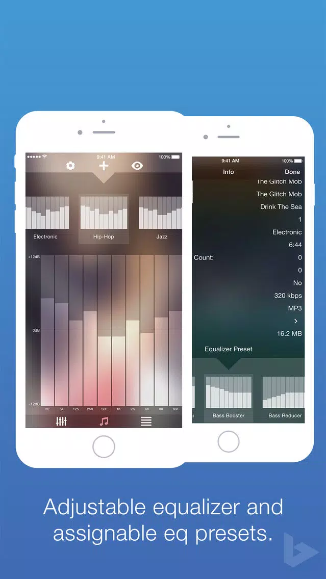 Скриншоты Blend Music Player