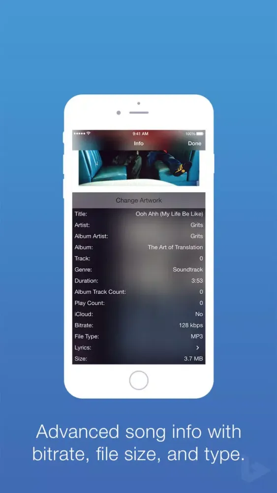 Zrzuty ekranu Blend Music Player