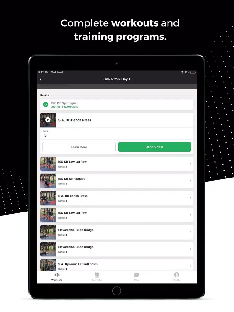 GVN Performance iPad  سکرین شاٹس