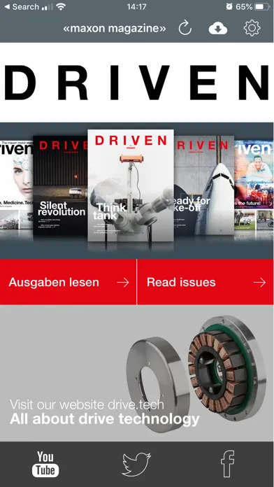 Capturas de pantalla de maxon magazine - driven