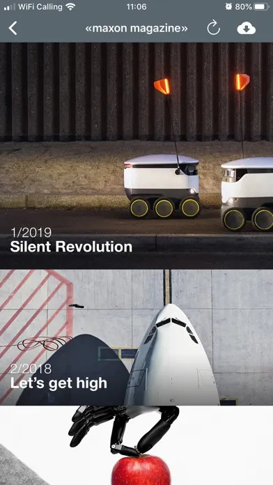 Capturas de pantalla de maxon magazine - driven
