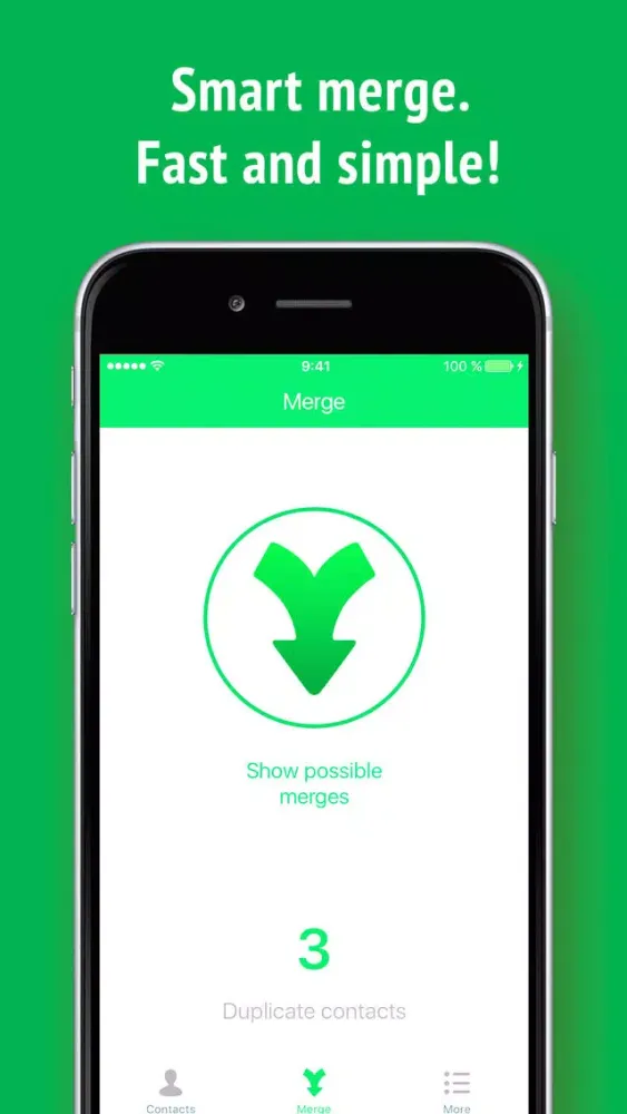 Скриншоты Contacts Cleaner - merge and delete duplicates