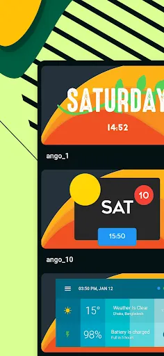 Capturas de tela do Ango Icon Pack