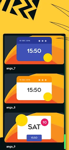 Capturas de tela do Ango Icon Pack