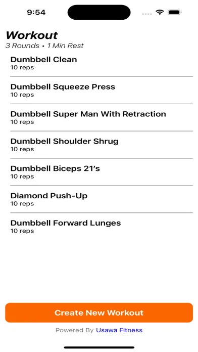 Capturas de pantalla de usawa-hiit