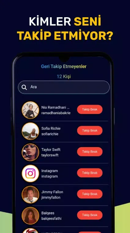 Ảnh chụp màn hình của MaxProfil Gizli Hesapları Açma