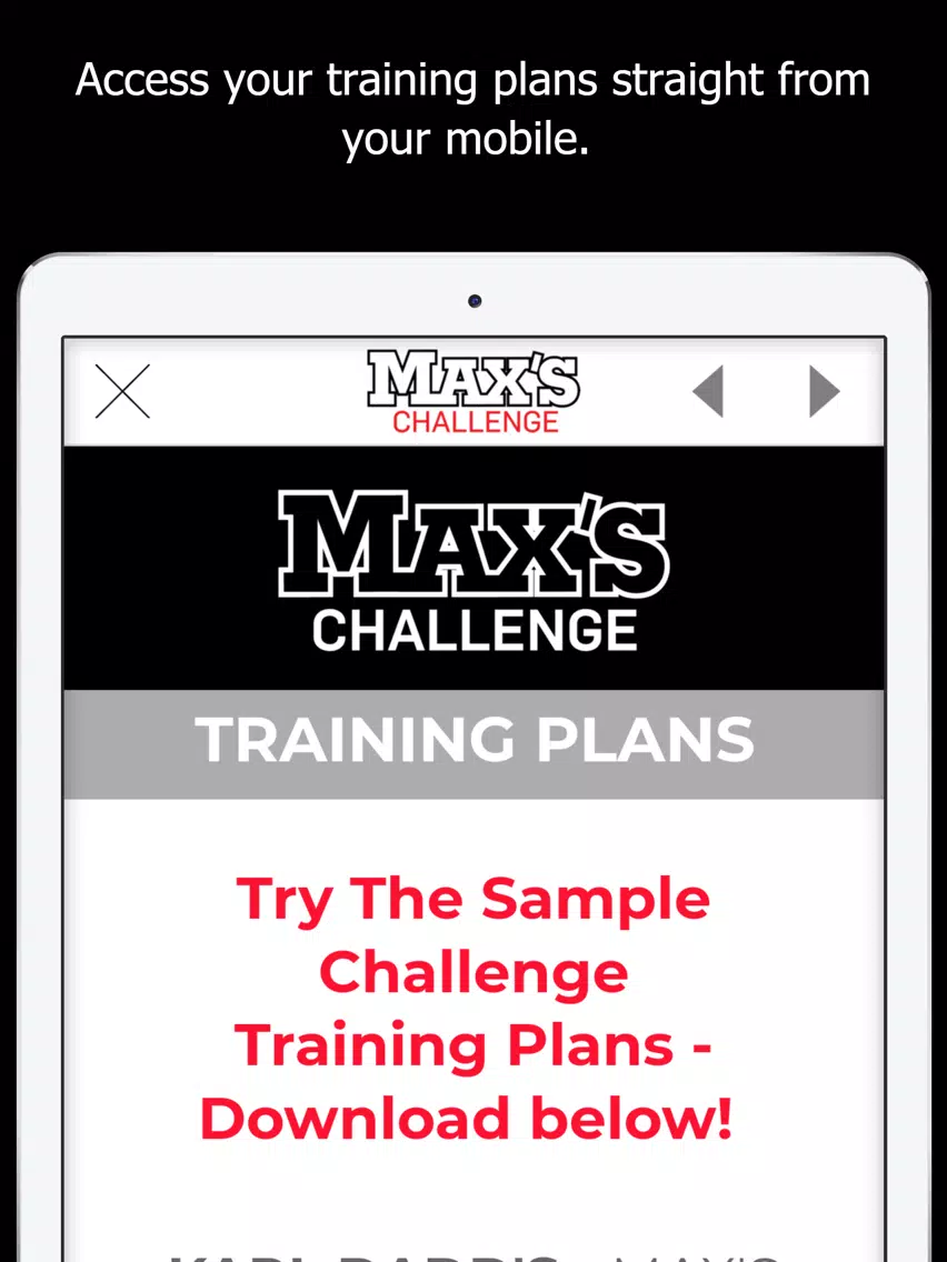 MAX'S Challenge iPad  스크린샷
