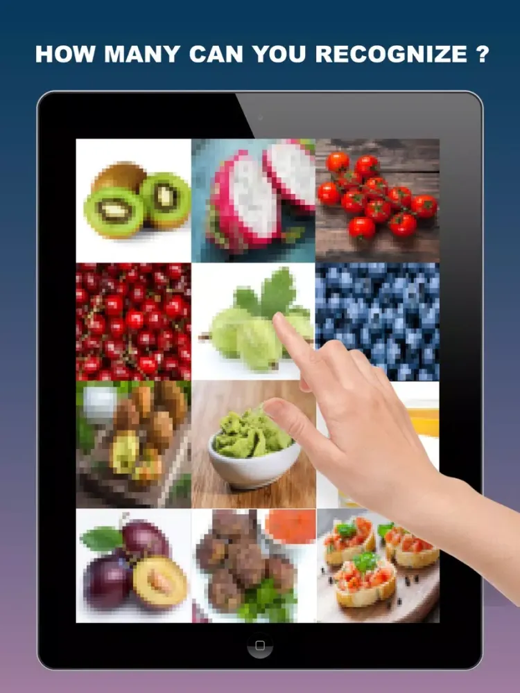 Tangkapan skrin Food Quiz: Guess the Food! iPad 