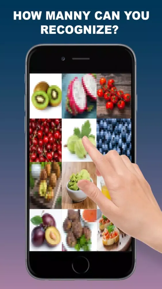 Tangkapan skrin Food Quiz: Guess the Food!