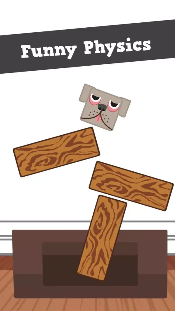 Dog Saga: Physics Puzzle! スクリーンショット