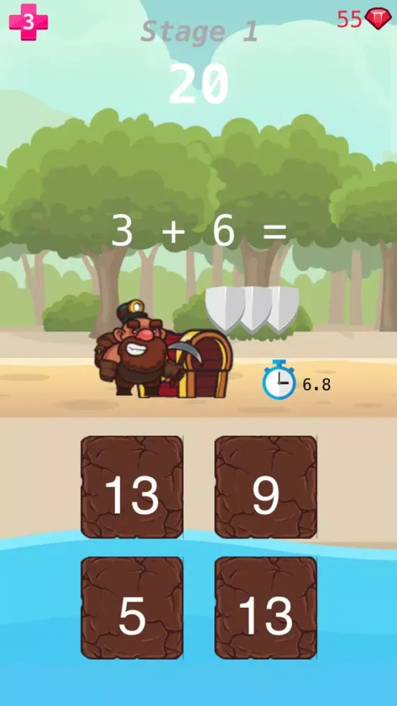 Captures d'écran de Math Miner: Math Game!