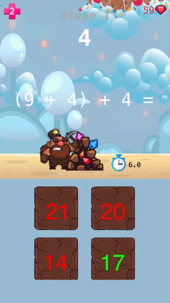 Captures d'écran de Math Miner: Math Game!