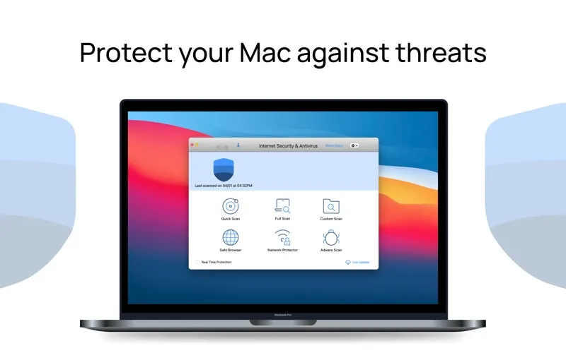 Tangkapan skrin Internet Security & Antivirus