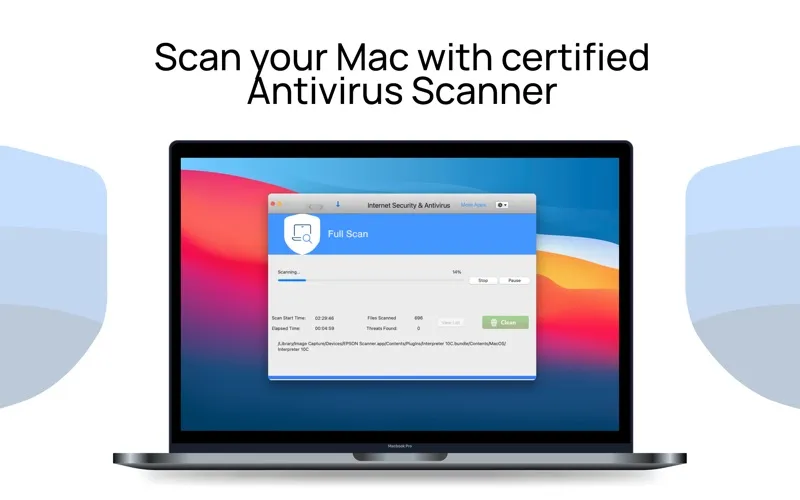 Tangkapan skrin Internet Security & Antivirus