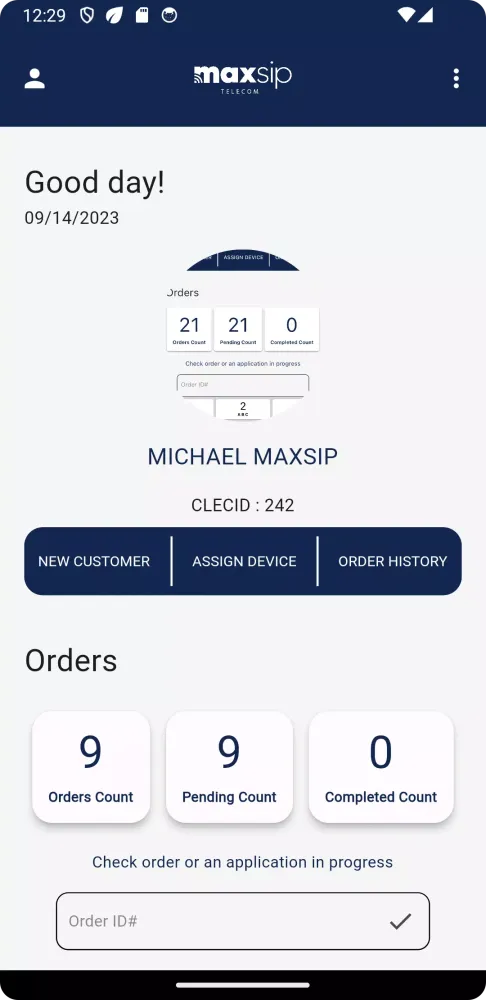 Maxsip Telecom (Agent App) Screenshots