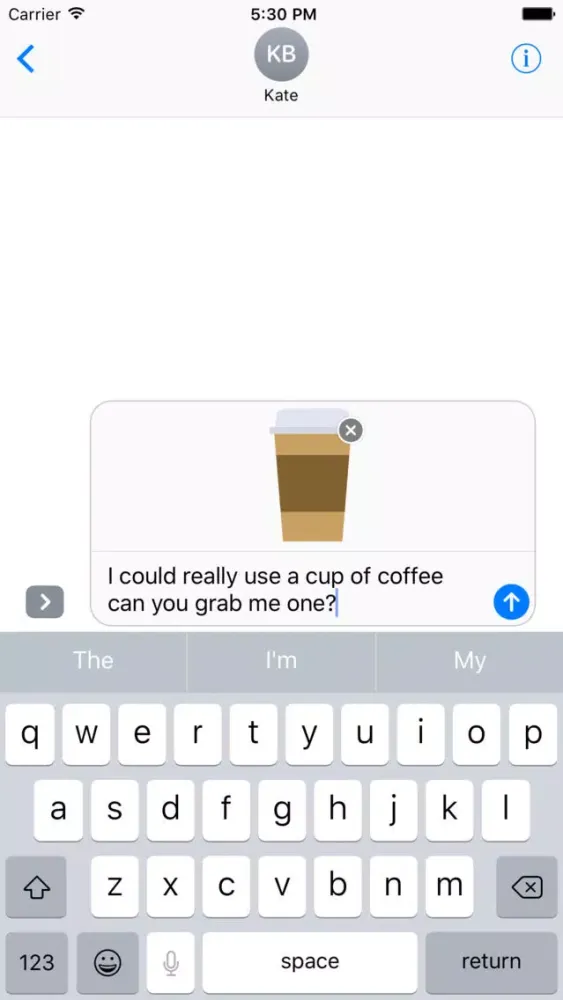 Capturas de tela do Beverages Sticker Pack for iMessage