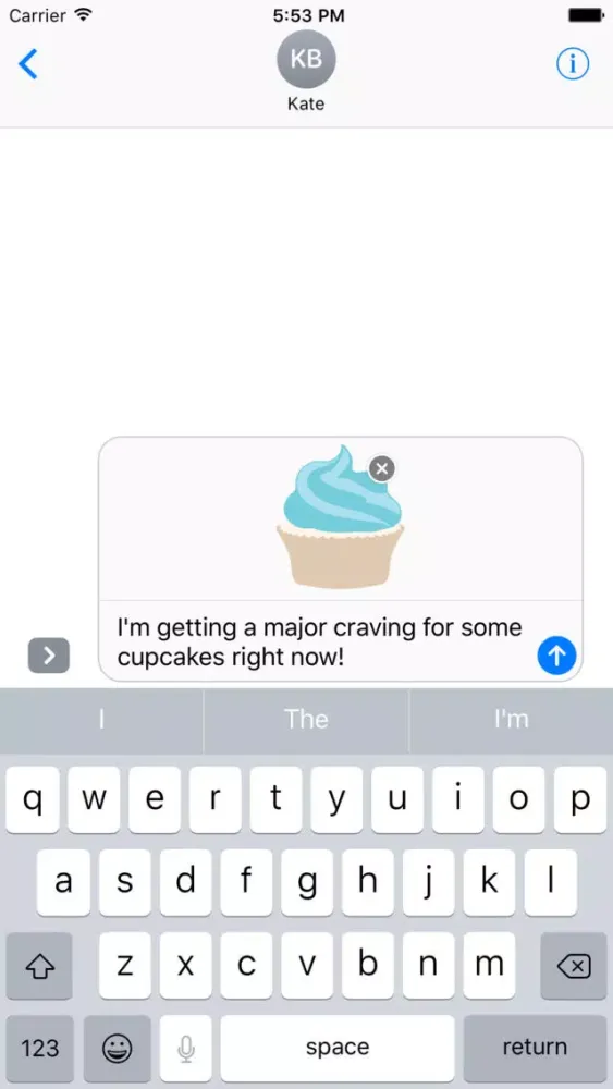 Captures d'écran de Sweets Sticker Pack for iMessage