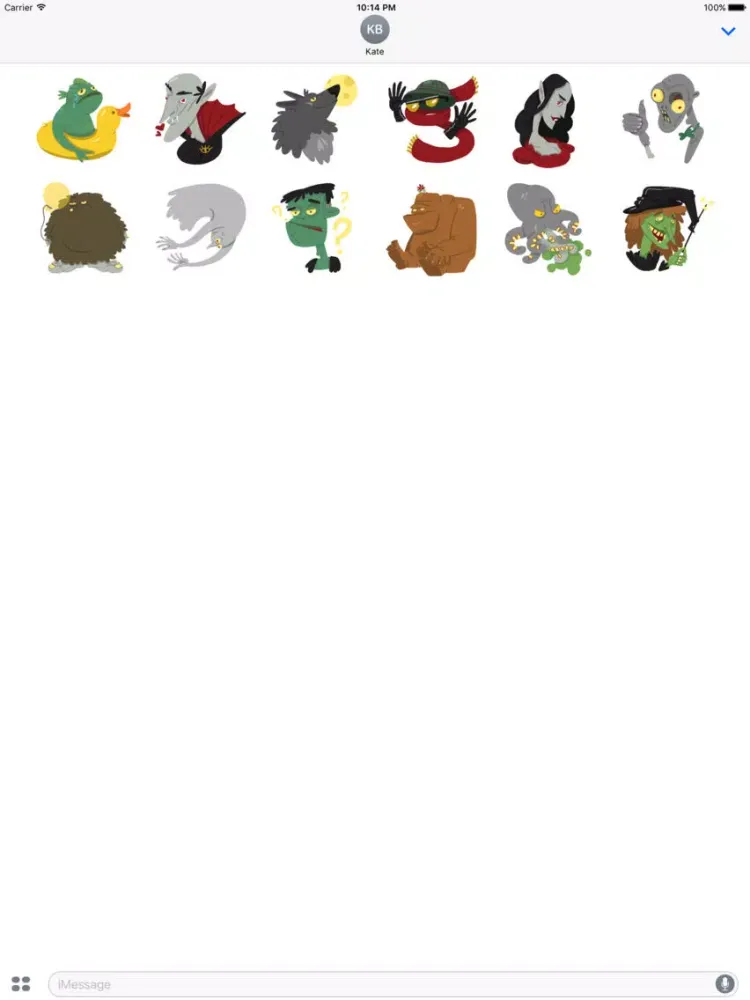Captures d'écran de Cute Monster Pack iPad 