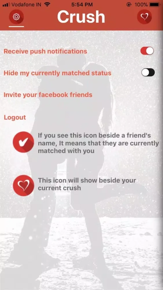 Capturas de tela do Crush - Find Your Crush