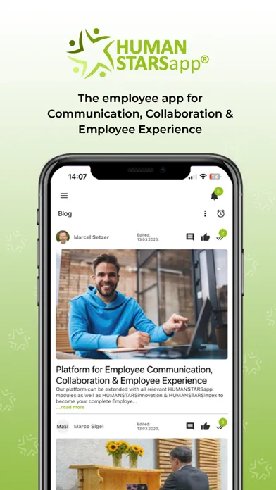 HUMANSTARS Employee App スクリーンショット